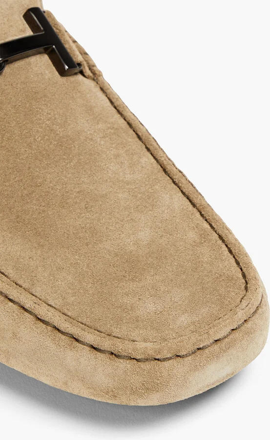 Double T suede driving shoes - Image 7