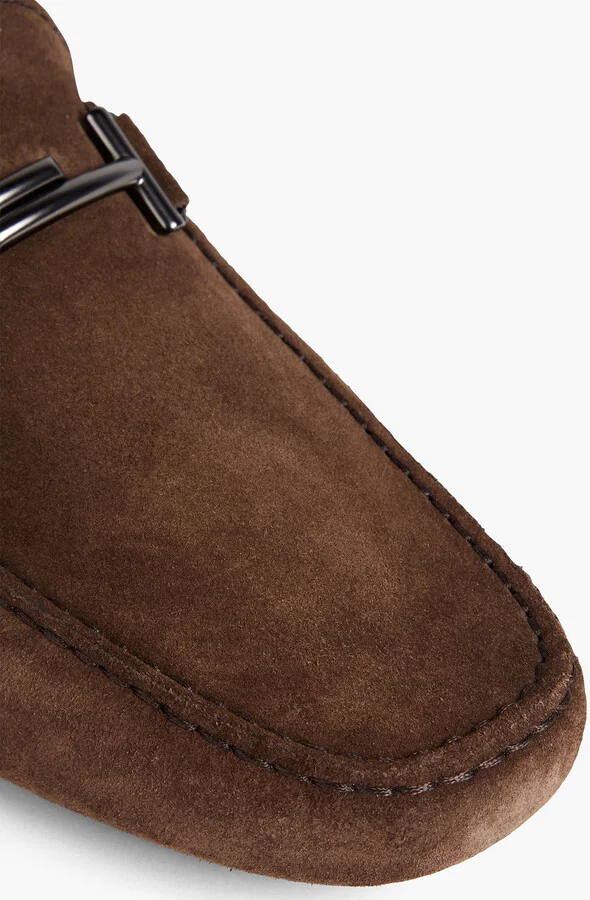 Double T suede driving shoes - Image 4