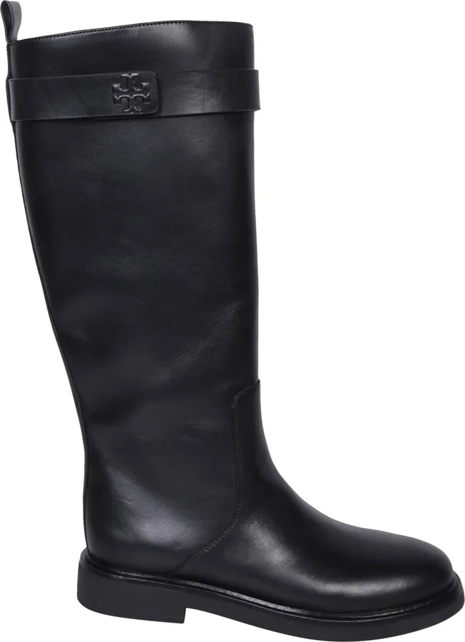 Double T Utility Black Boot