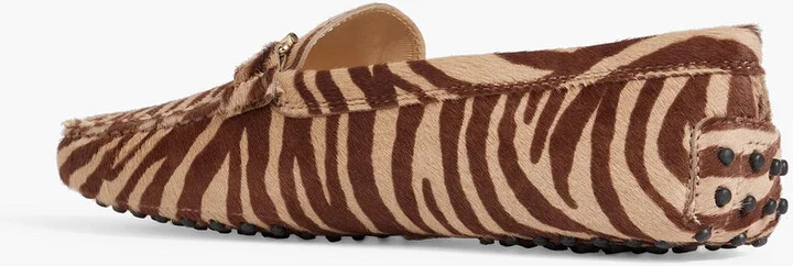 Double T zebra-print calf-hair loafers - Image 3