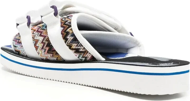 Double Touch-Strap Panelled Slides - Image 3