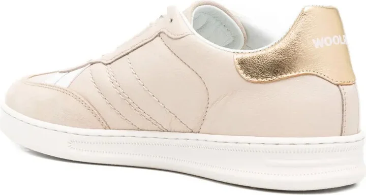 Doubleu leather-stripe sneakers - Image 3