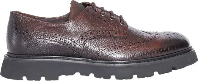 Doucal's Almond Toe Derby Shoes