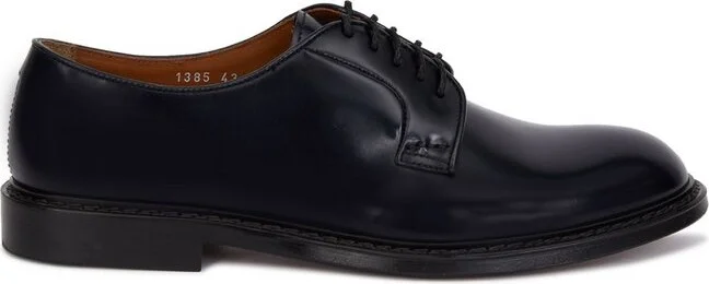 Doucal's Almond Toe Lace-Up Derby Shoes