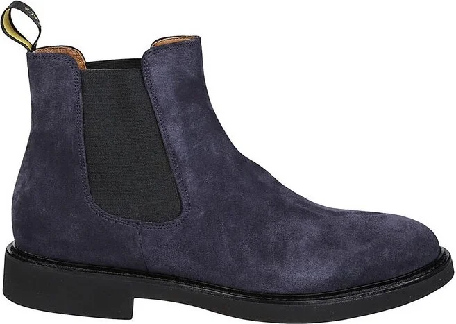 Doucal's Almond Toe Slip-On Ankle Boots