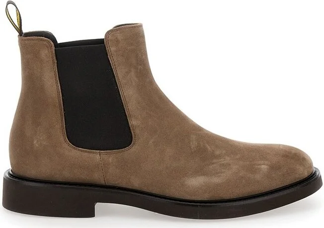 Doucal's Almond Toe Slip-On Ankle Boots