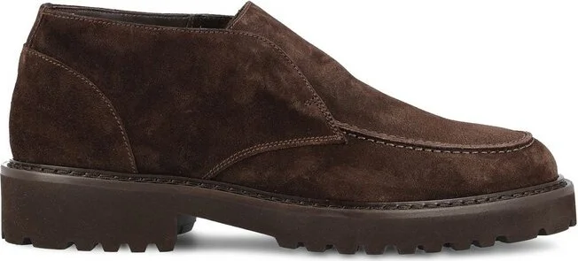 Doucal's Almond Toe Slip-On Loafers