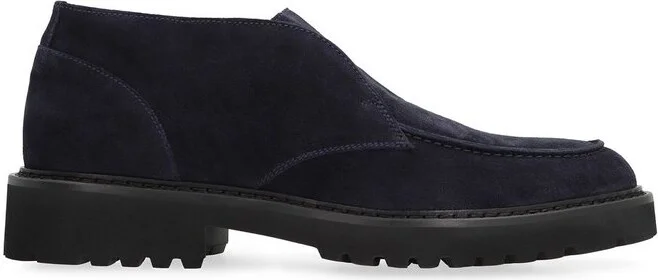 Doucal's Almond Toe Slip-On Loafers
