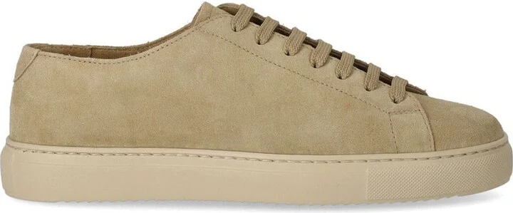 Doucal's Beige Suede Sneaker