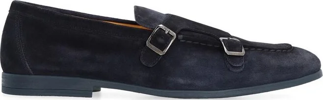 Doucal's Buckle Detailed Slip-On Monk Shoes