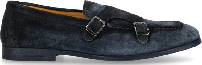 Doucal's Buckle Detailed Slip-On Monk Shoes