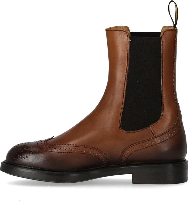 Doucal's Deco' Brown Chelsea Boot - Image 3