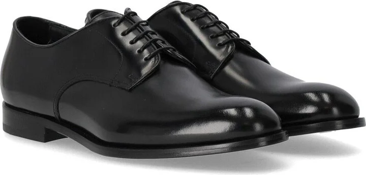 Doucal's Derby Horse Black Lace Up - Image 2