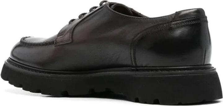 Doucal'S Derby Lace Up Comb Seams Shoes - Image 2
