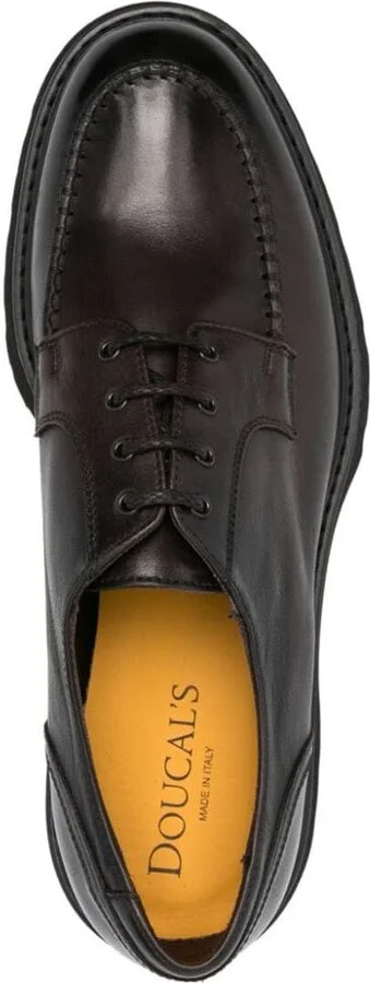 Doucal'S Derby Lace Up Comb Seams Shoes - Image 4