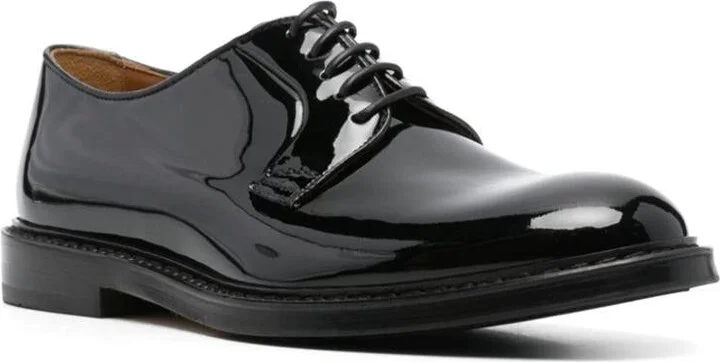 Doucal'S Derby Lace Up Skin Shoes - Image 4