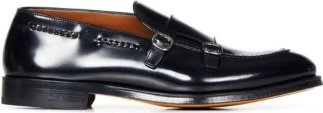 Doucal's Double Buckle Flat Shoes