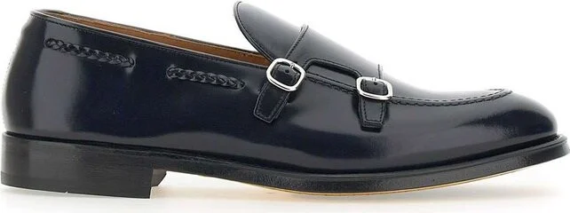 Doucal's Double Buckle Flat Shoes