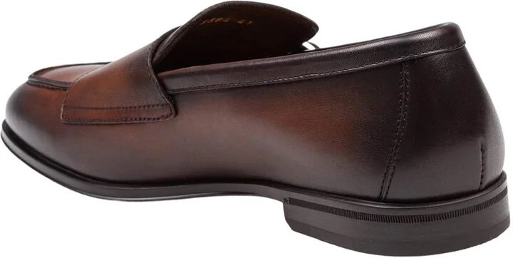 Doucal's Double Buckle Leather Moccasin - Image 4
