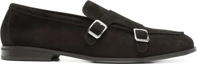 Doucal's Double Buckle Monk Shoes