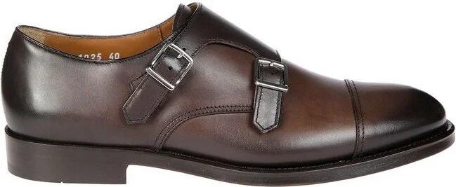 Doucal's Double Buckle Shoes