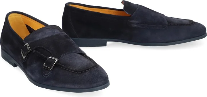 Doucal's Duke Suede Monk-Strap Shoes - Image 3