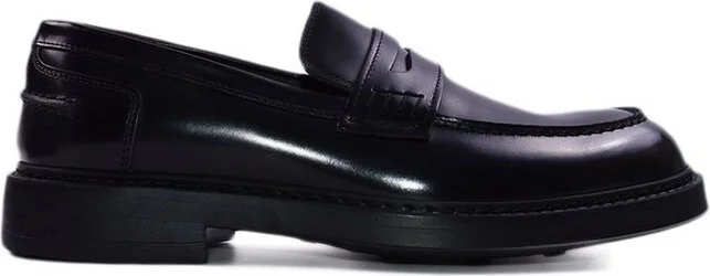 Doucal's High-Shine Slip-On Loafers