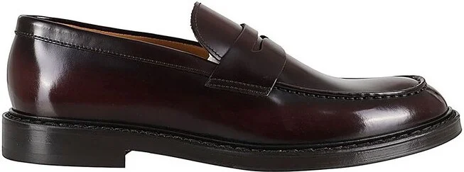 Doucal's Horse Penny Slip-On Loafers