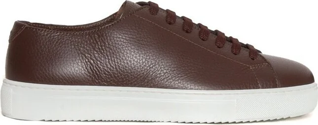 Doucal's Lace-Up Round Toe Sneakers
