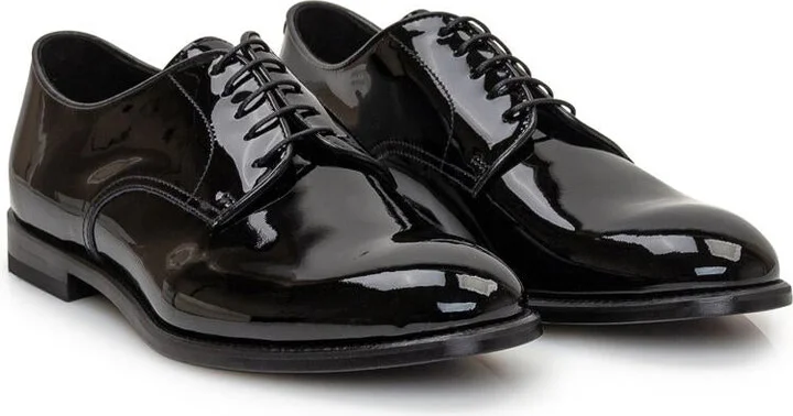 Doucal's Laced In Patent Leather - Image 2