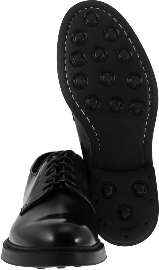 Doucal's Leather Derby Lace-Up - Image 5