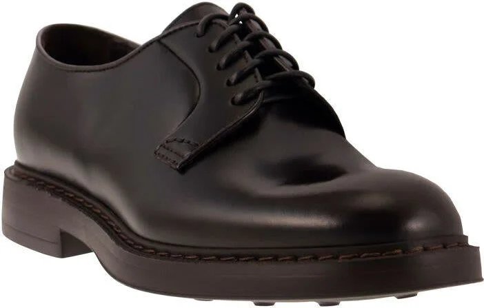 Doucal's Leather Derby Lace-Up - Image 2