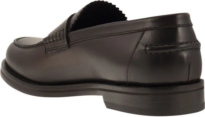Doucal's Leather Penny Loafer - Image 3