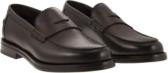 Doucal's Leather Penny Loafer - Image 4