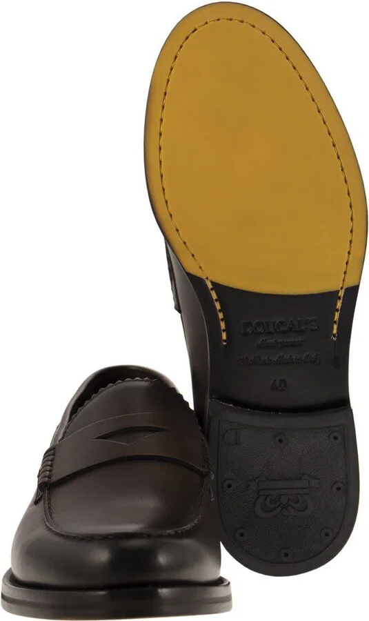 Doucal's Leather Penny Loafer - Image 5