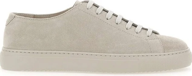 Doucal's Logo-Debossed Round Toe Sneakers