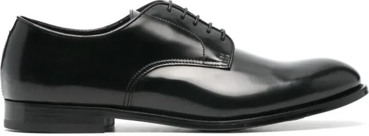 Doucal'S Patent Leather Derby Shoes
