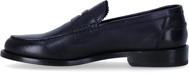 Doucal's Penny Dark Blue Loafer - Image 3