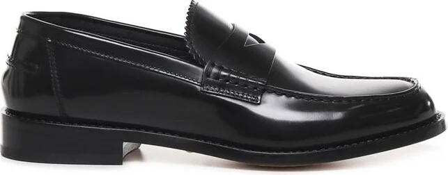Doucal's Penny-Slot Round Toe Loafers