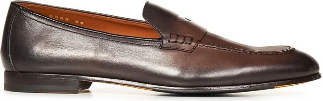 Doucal's Penny-Slot Slip-On Loafers