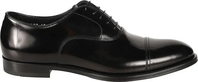 Doucal's Polished Leather Oxford Shoes
