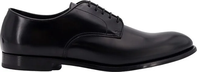 Doucal's Round-Toe Lace-Up Oxford Shoes