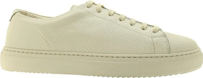 Doucal's Round Toe Lace-Up Sneakers