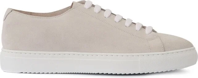 Doucal's Round Toe Lace-Up Sneakers