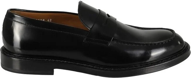 Doucal's Round Toe Penny Loafers
