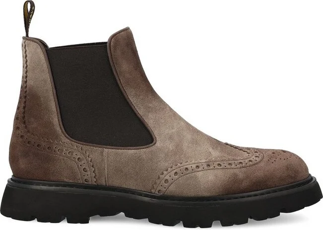 Doucal's Round-Toe Slip-On Boots