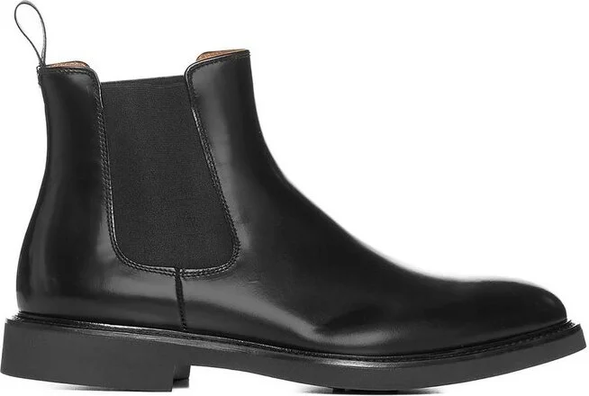 Doucal's Round Toe Slip-On Chelsea Boots
