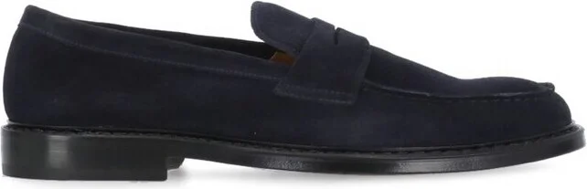 Doucal's Round Toe Slip-On Loafers