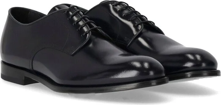 Doucal's Smooth Leather Lace-Up Shoes - Image 2