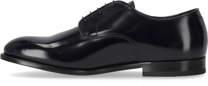 Doucal's Smooth Leather Lace-Up Shoes - Image 3